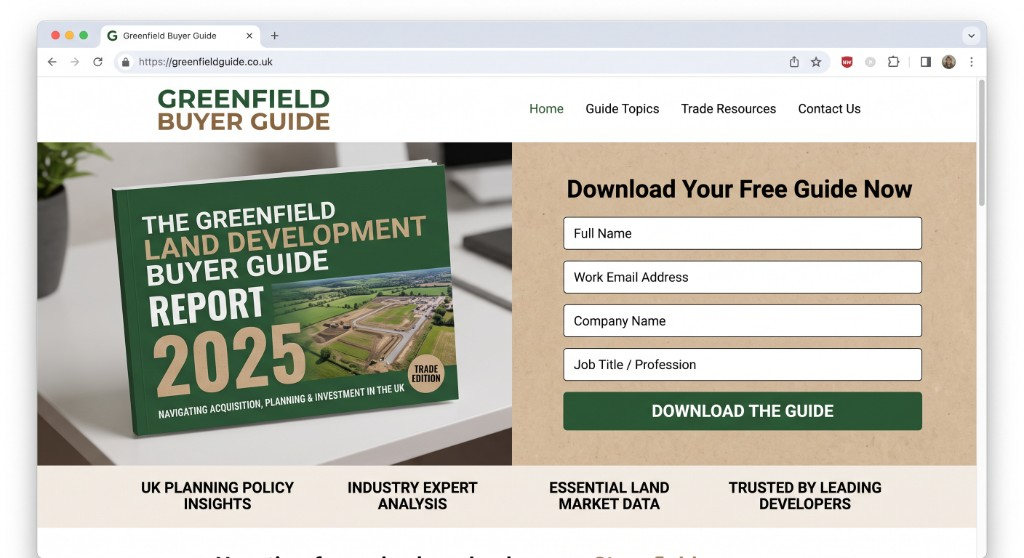 The Greenfield Buyer Guide website