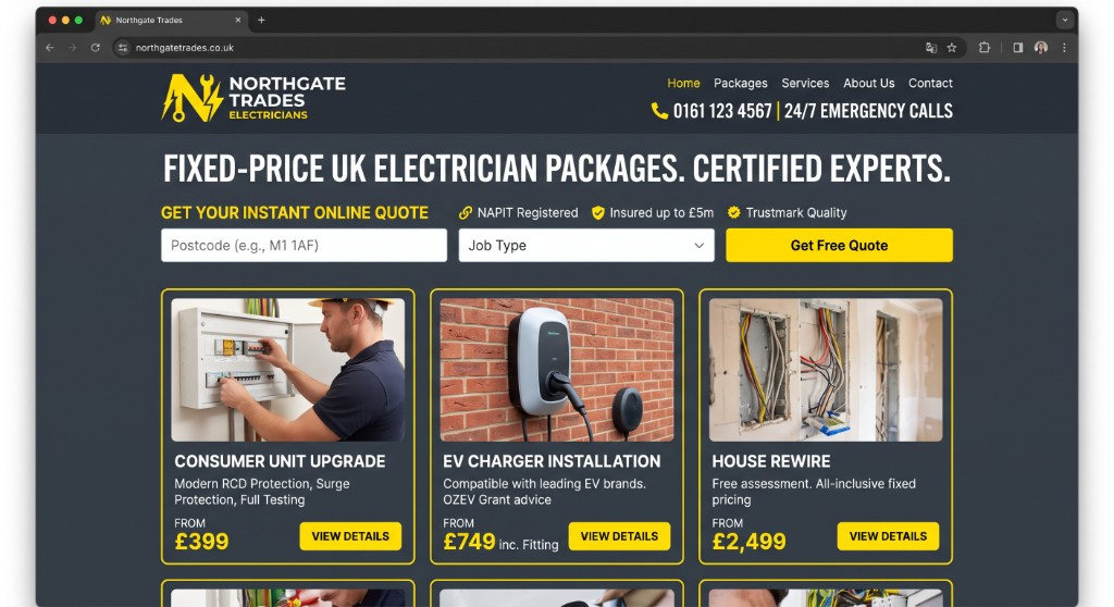 The Northgate Trades website
