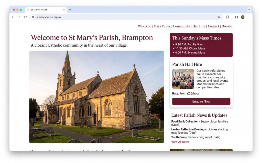 The St Mary's Parish website