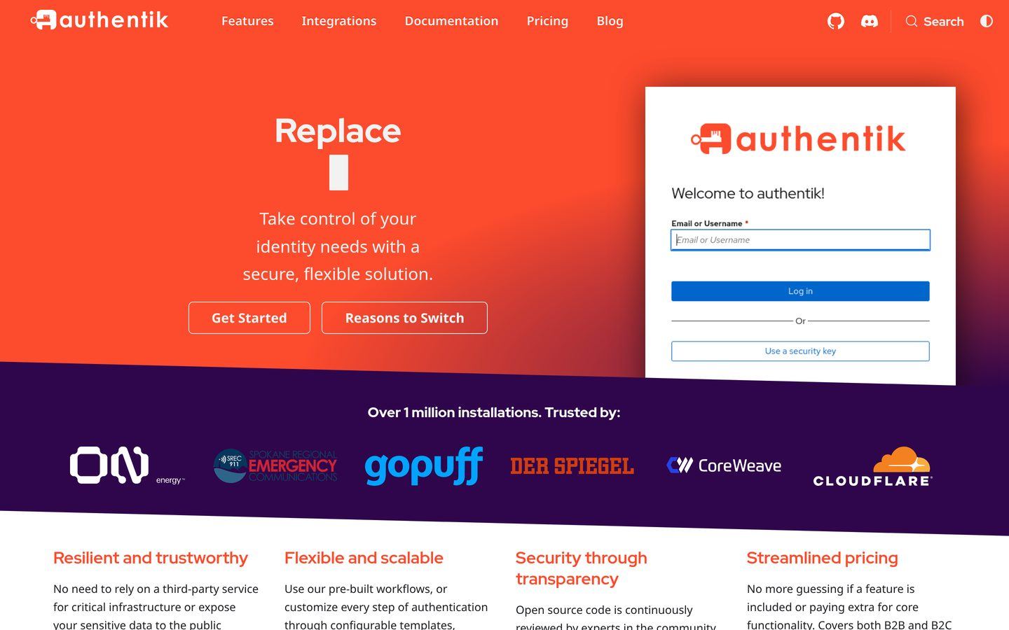 Authentik preview