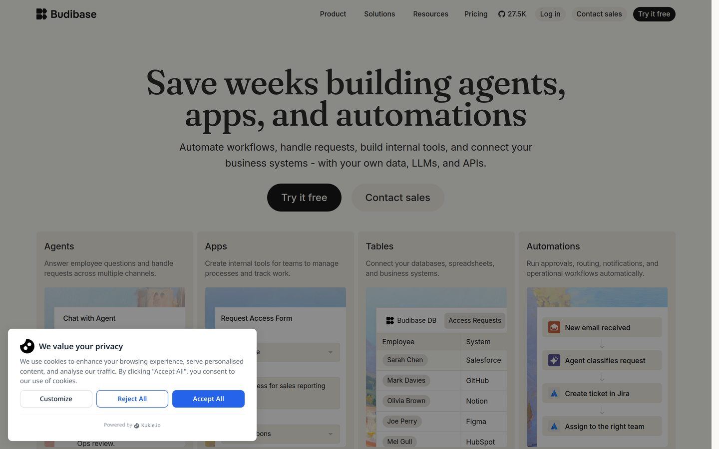 Budibase preview