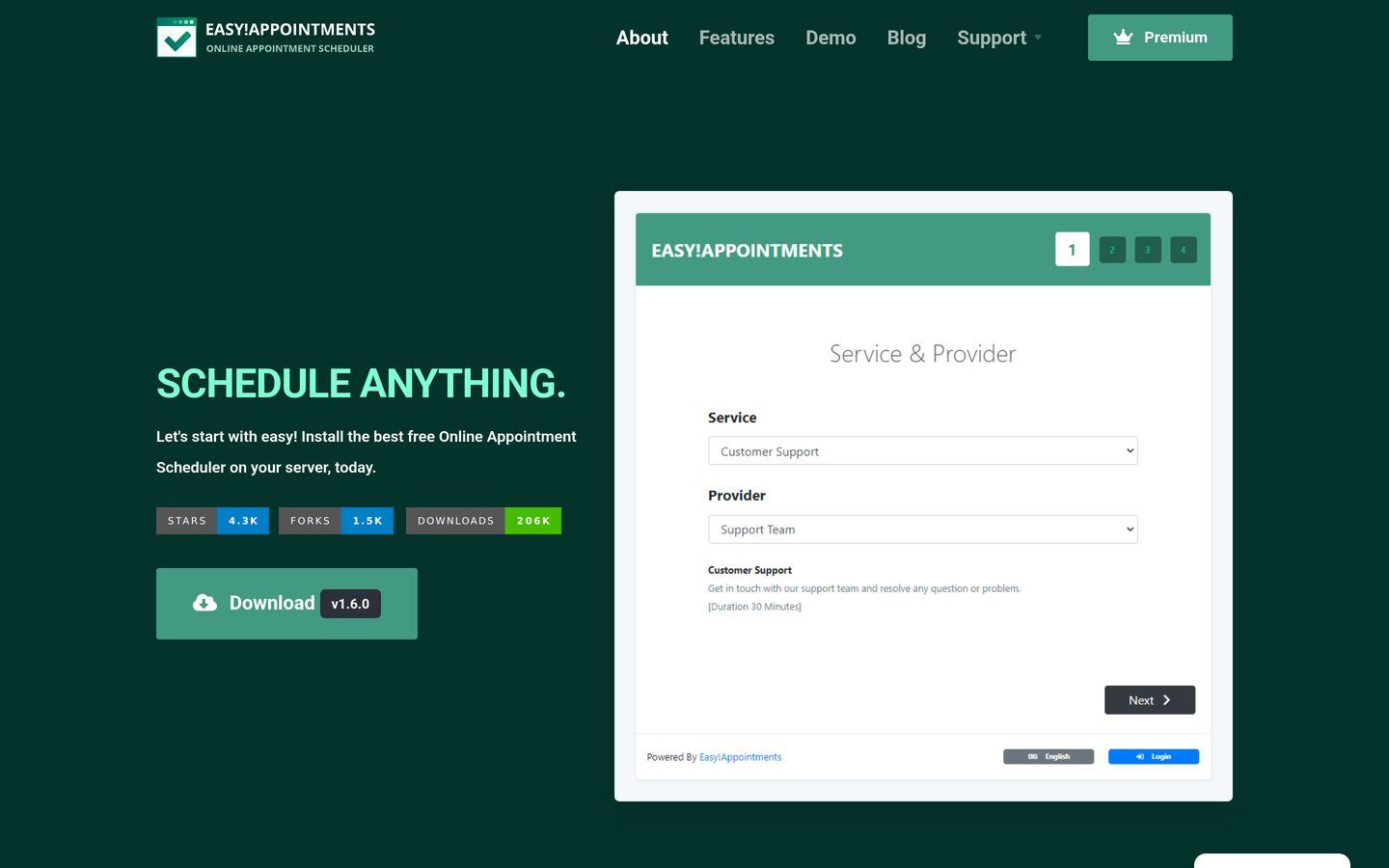 Easy!Appointments preview