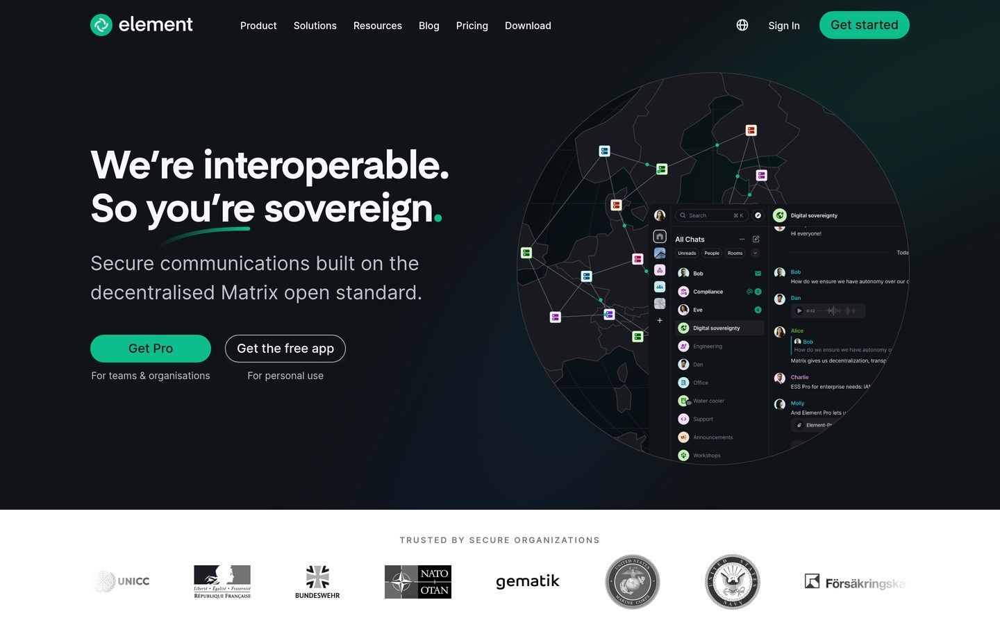 Element / Matrix preview