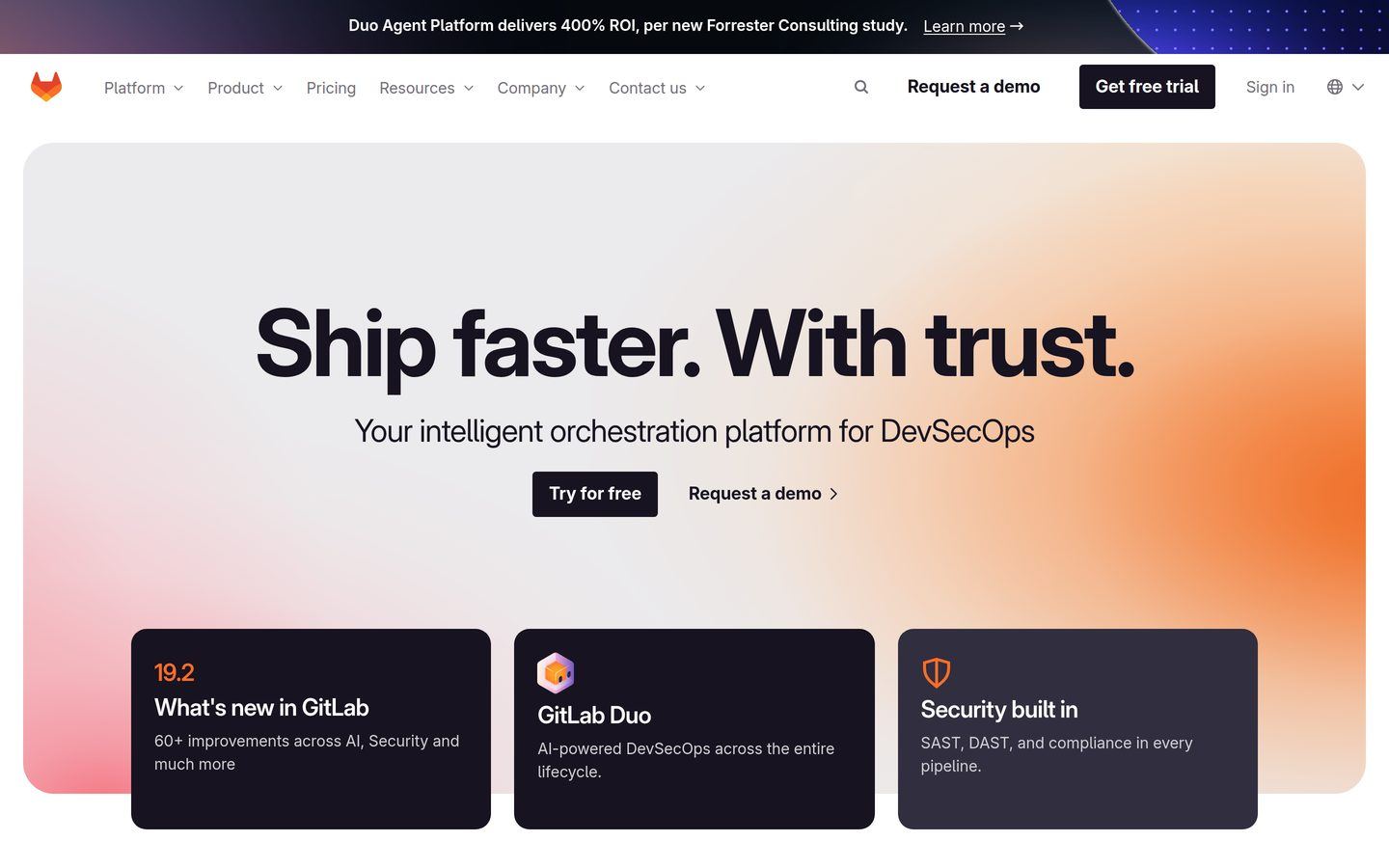 GitLab CE preview
