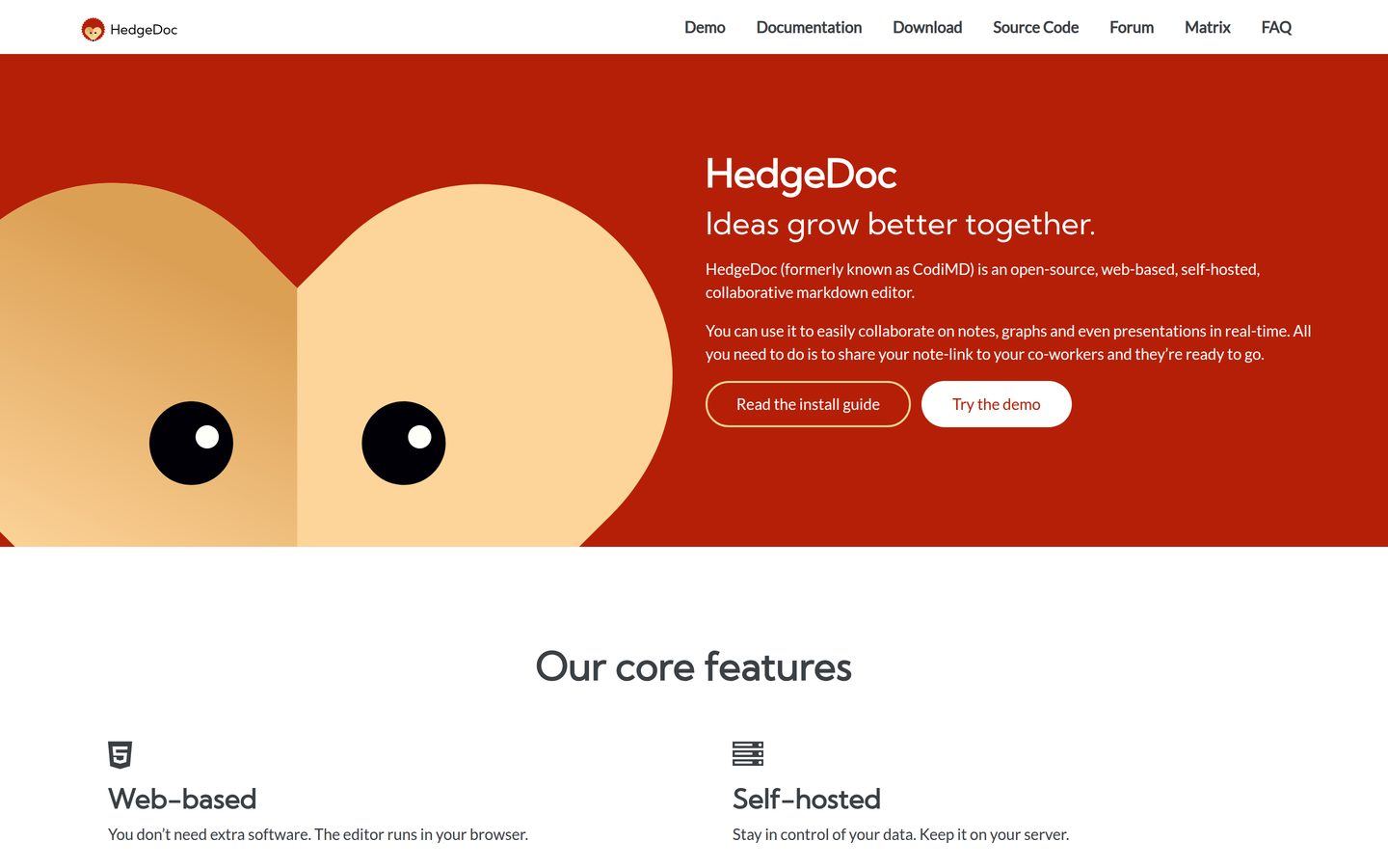 HedgeDoc preview