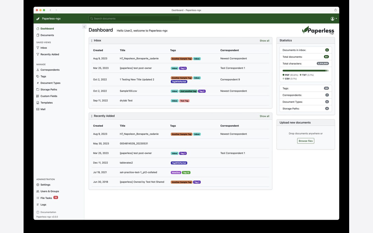 Paperless-ngx preview