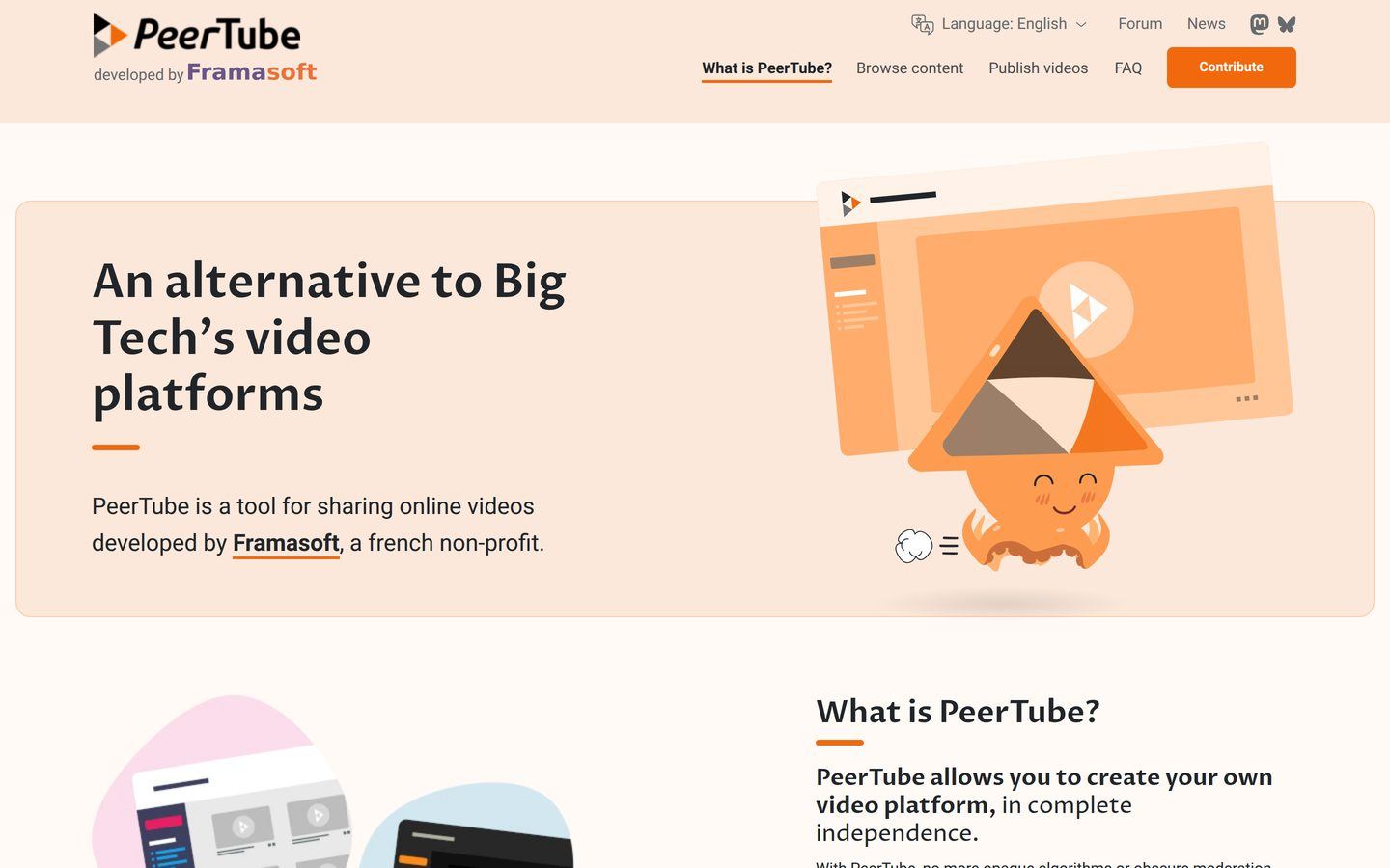 PeerTube preview